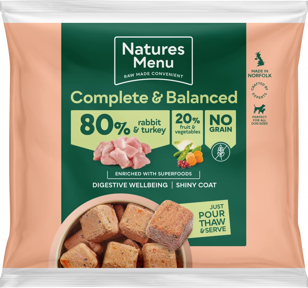 Complete & Balanced 80/20 Rabbit & Turkey Nuggets
