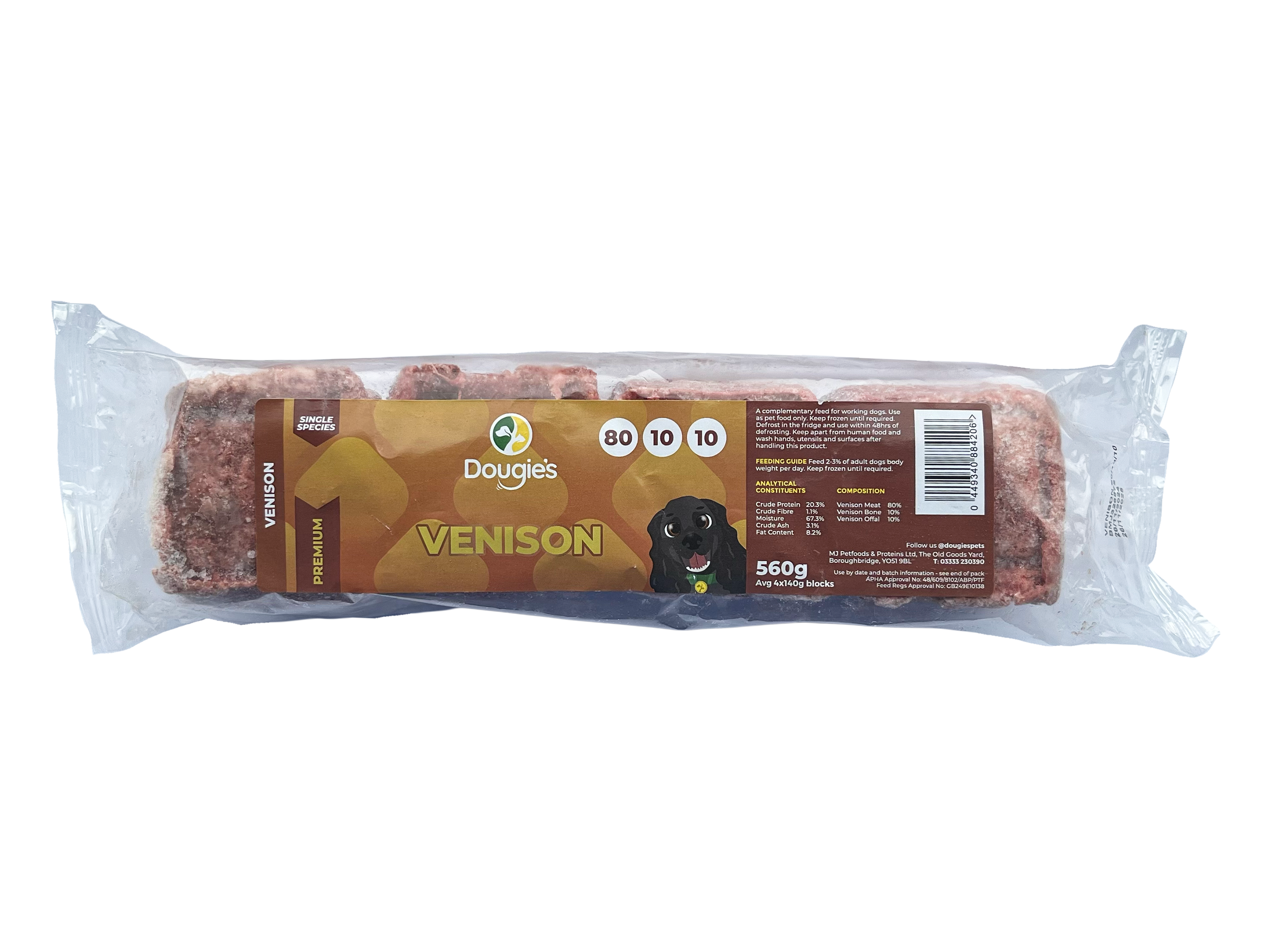 Dougie's Premium Range Venison 80/10/10