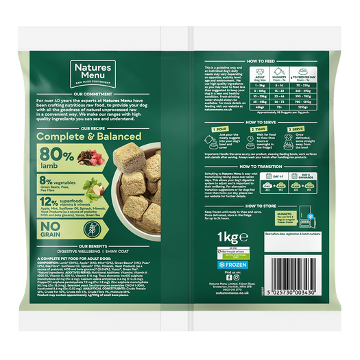 Complete & Balanced 80/20 Lamb Nuggets