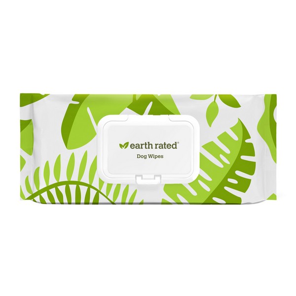 Earth Rated Pet Grooming Wipes Lavender Scented 20x20cm