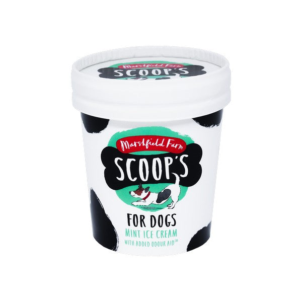 Scoop's Mint Ice Cream for Dogs with joint aid supplement 125ml