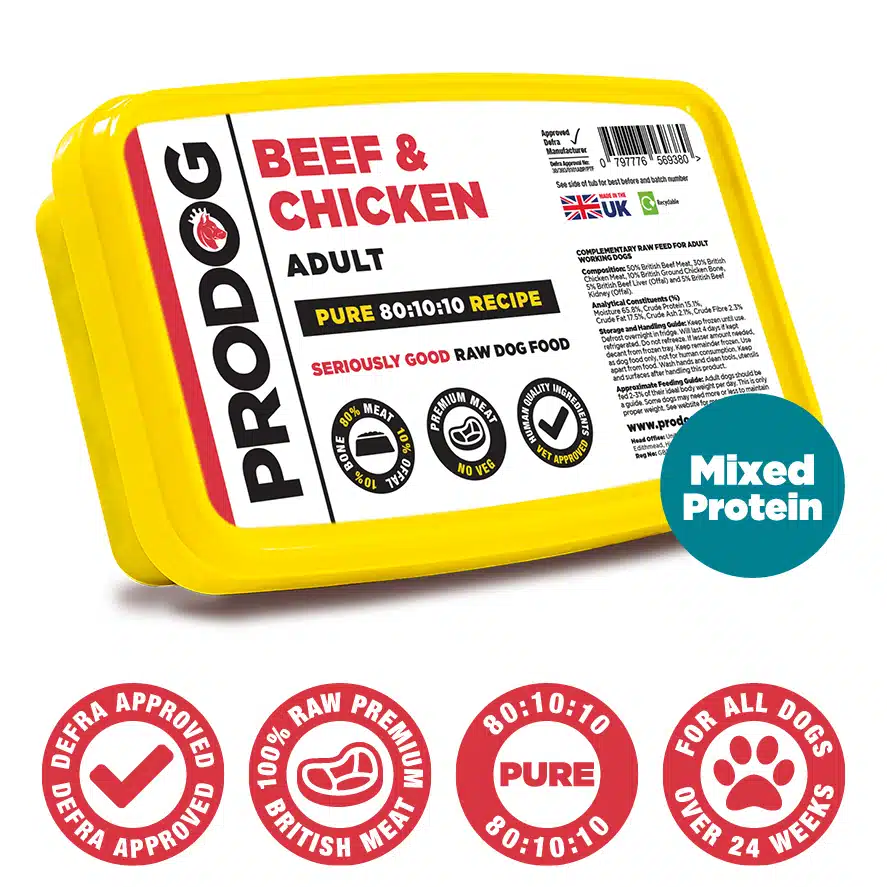 ProDog Raw Beef & Chicken with Offal 80/10/10