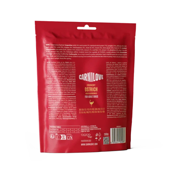 Carnilove Ostrich with Blackberries Crunchy Dog Treats