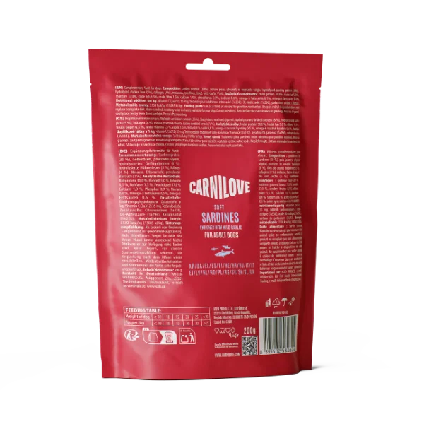 Carnilove Sardines enriched with Wild Garlic Soft Dog Treats
