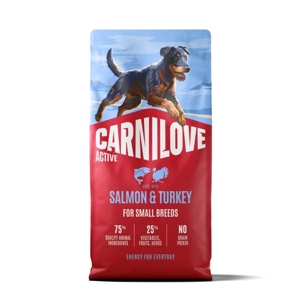 Carnilove Active Salmon & Turkey Dog Food for Adult Small Breeds