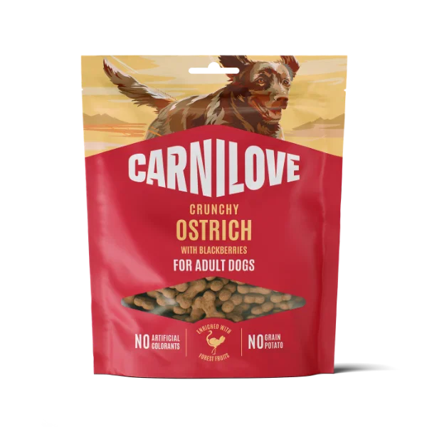 Carnilove Ostrich with Blackberries Crunchy Dog Treats