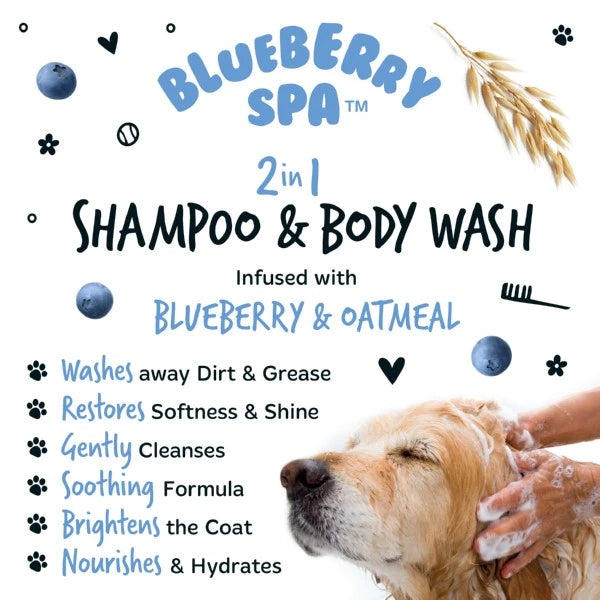 Bugalugs Blueberry Spa 2 in 1 Shampoo & Body Wash 250ml