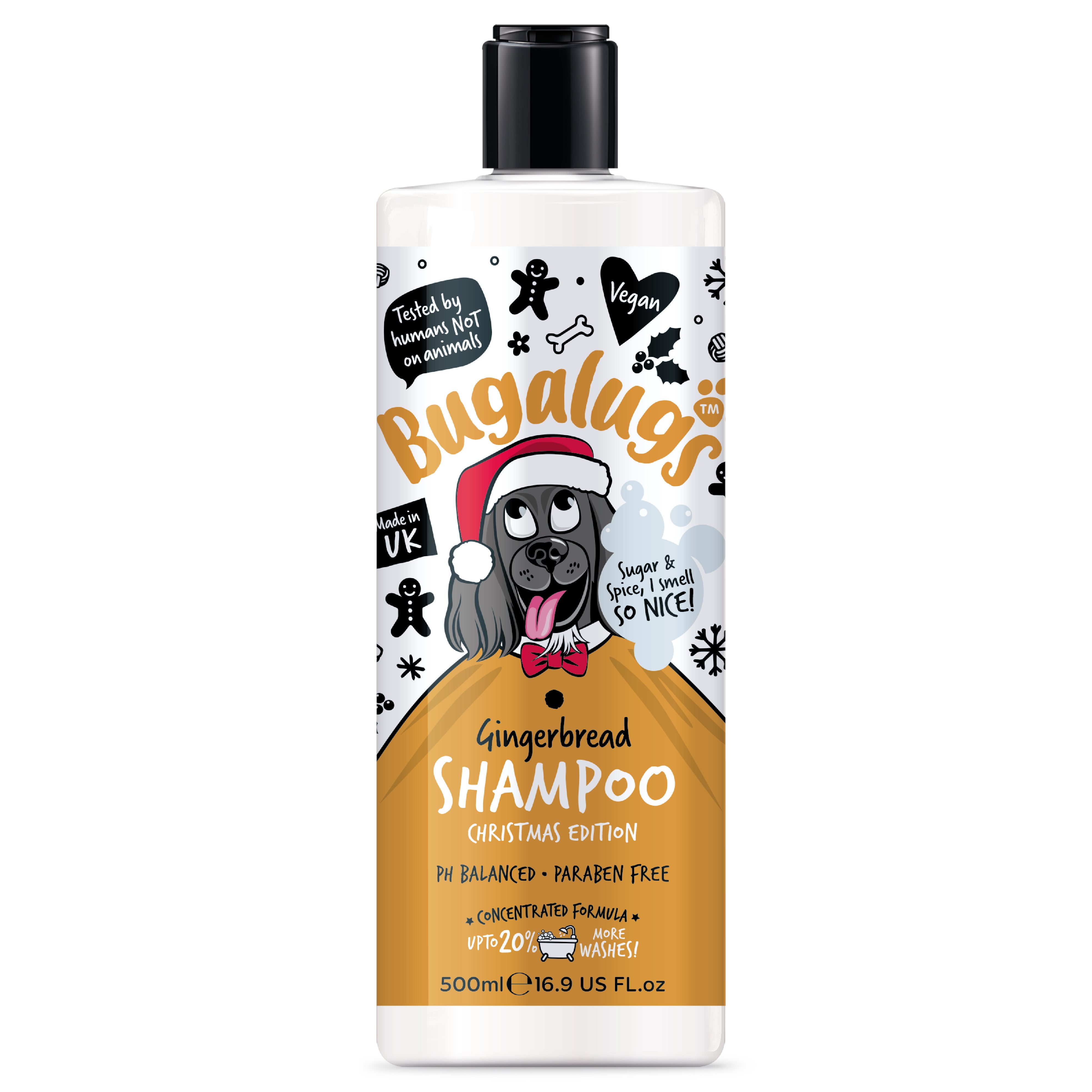 Bugalugs Gingerbread Dog Cologne 200ml (Christmas Edition)
