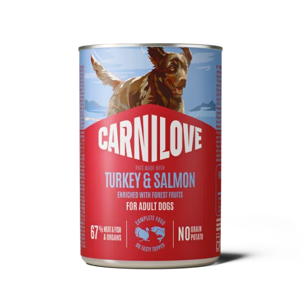 Carnilove Turkey & Salmon Tin for Adult Dogs