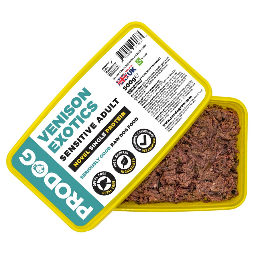 ProDog Raw Exotic - Venison 500g