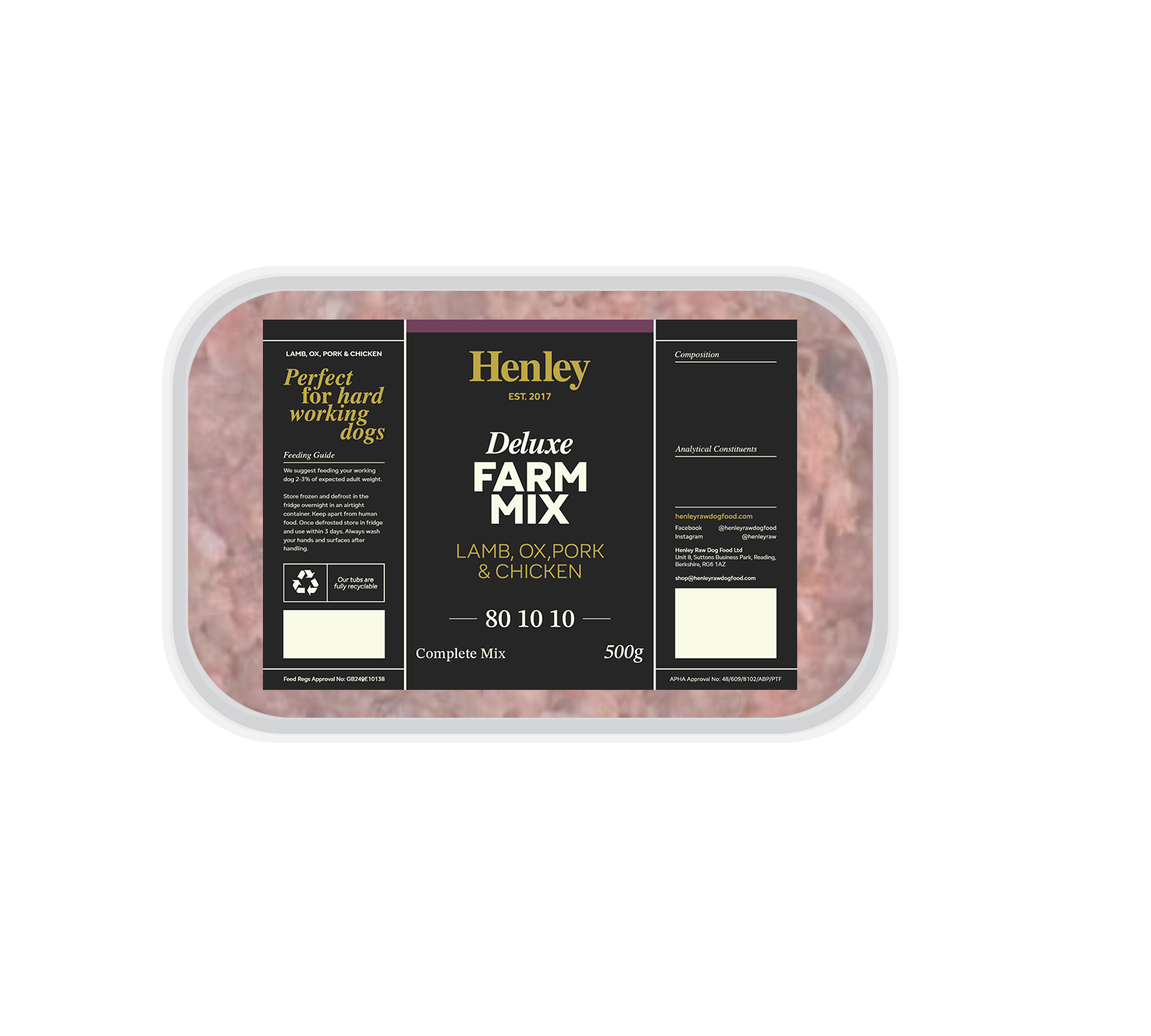 Henley Deluxe Farm Mix 80/10/10