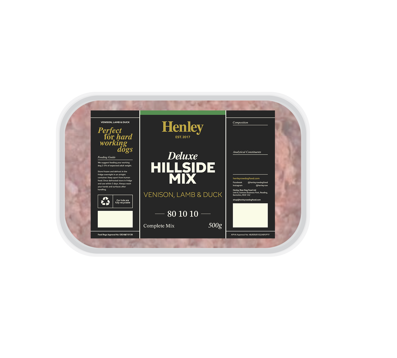 Henley Deluxe Hillside Mix 80/10/10