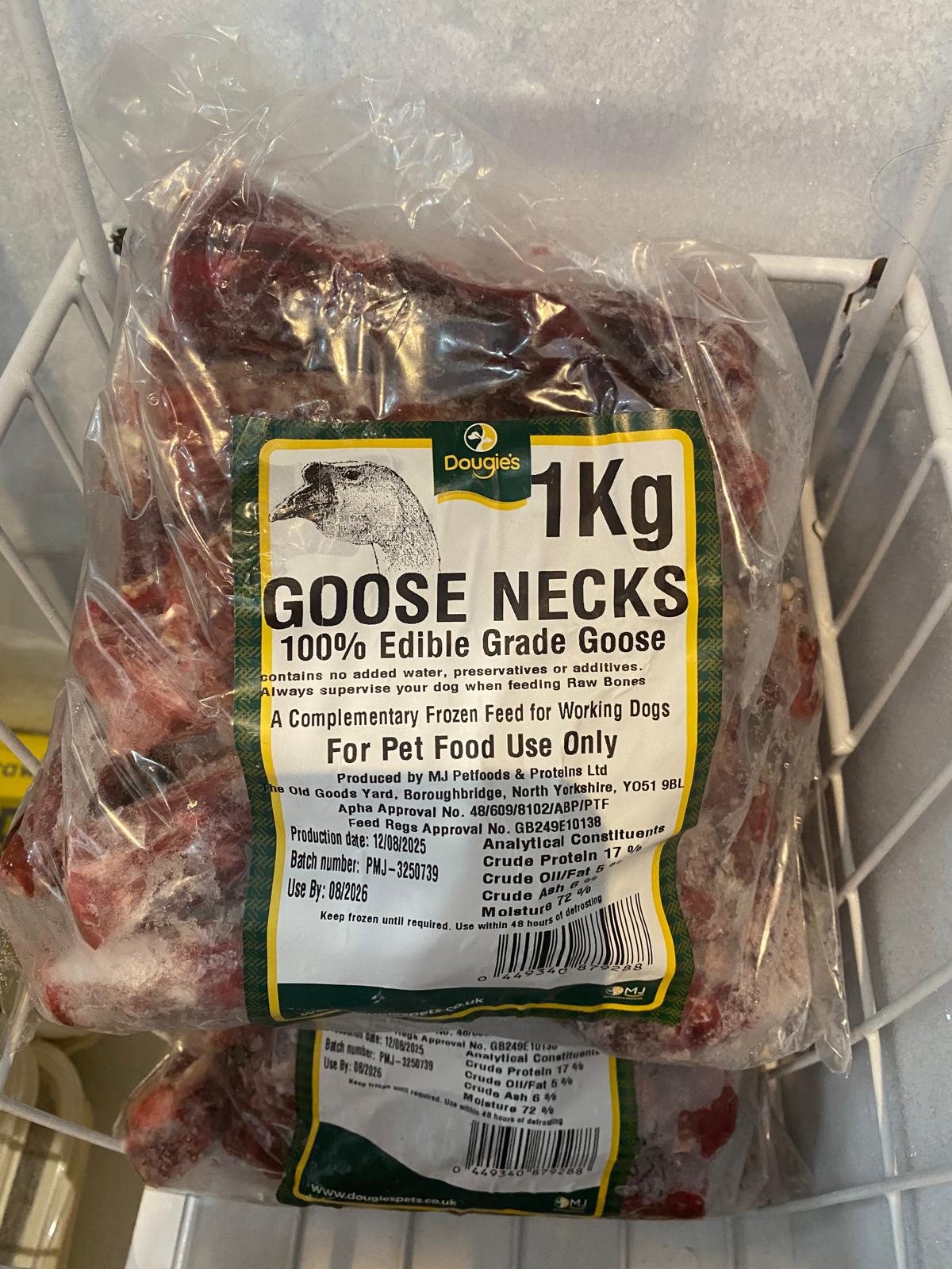 Dougie's Goose Necks 1kg