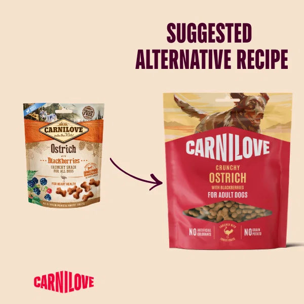 Carnilove Ostrich with Blackberries Crunchy Dog Treats