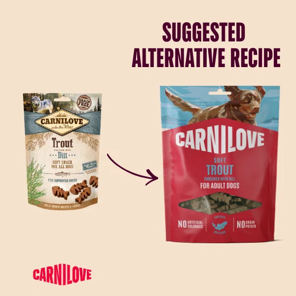 Carnilove Trout enriched with Dill Soft Dog Treats