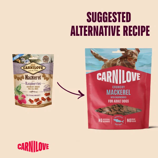 Carnilove Mackerel with Raspberries Crunchy Dog Treats