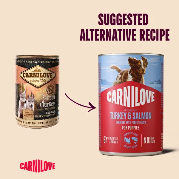 Carnilove Turkey & Salmon Tin for Puppies