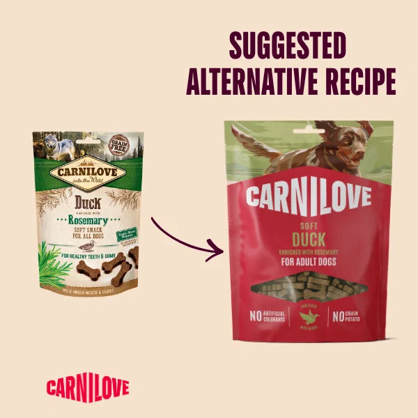 Carnilove Duck enriched with Rosemary Soft Dog Treats