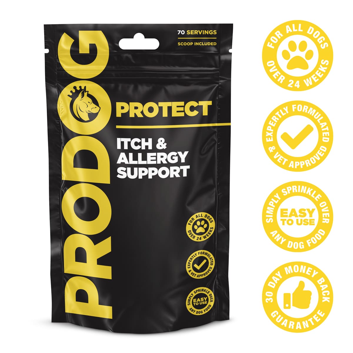 ProDog Raw Protect - Itch & Allergy Supplement For Dogs 210g