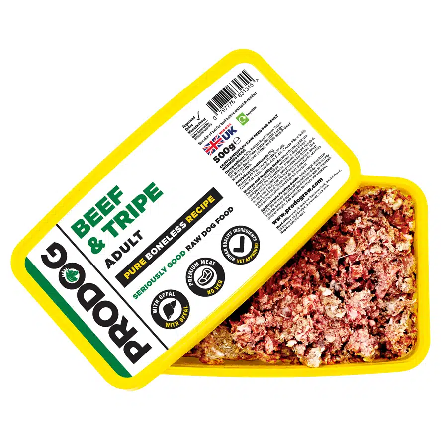 ProDog Raw Beef & Green Tripe with Offal 80/10/10