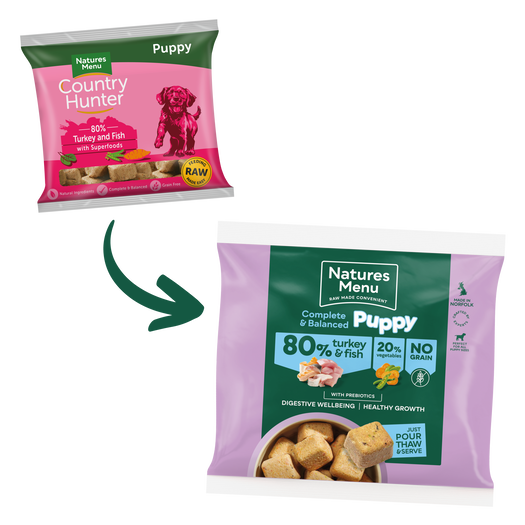 Complete & Balanced 80/20 Puppy Turkey & Fish Nuggets