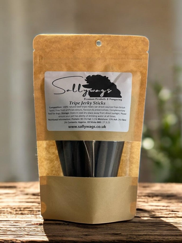 Sallywags Natural Tripe Jerky Sticks (20 sticks)