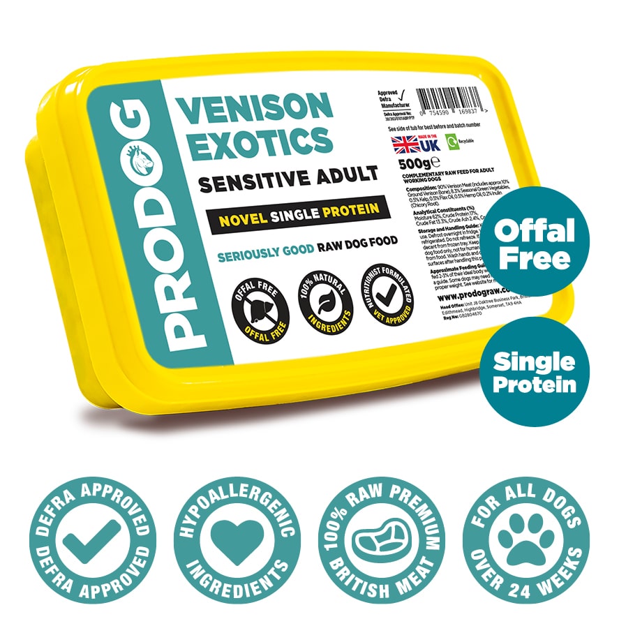 ProDog Raw Exotic - Venison 500g