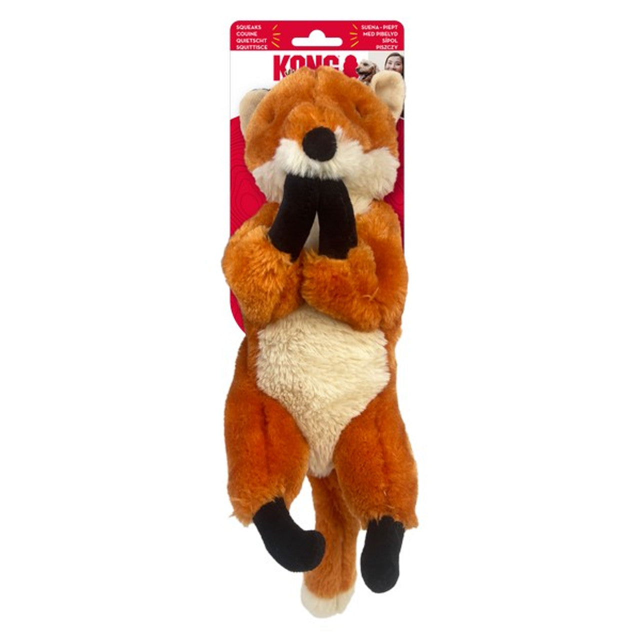 KONG Wild Low Stuff Fox NEW