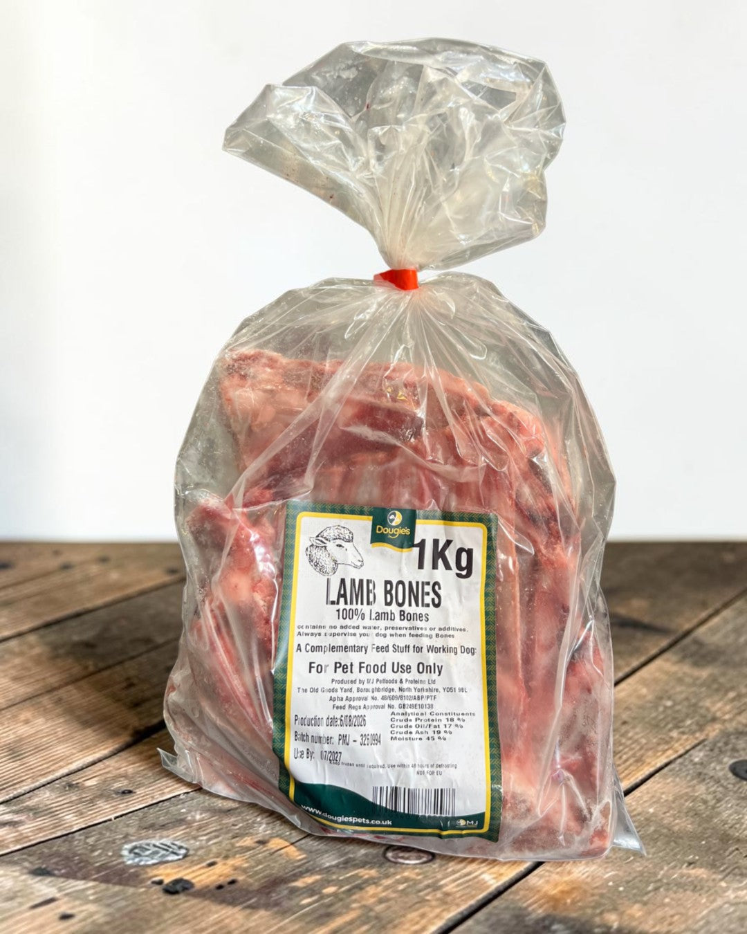 Dougie's Lamb Bones 1kg
