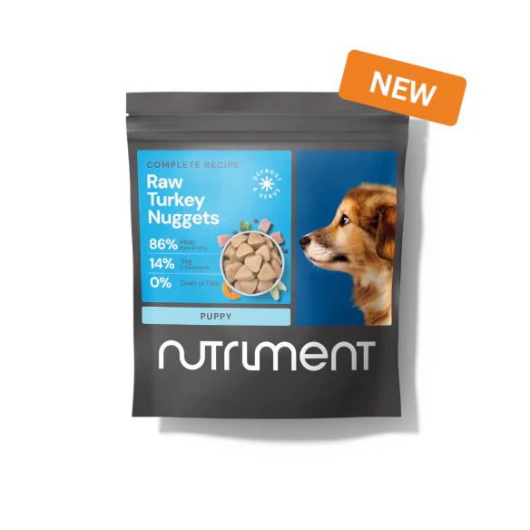 Raw Turkey Nuggets for Puppies 1kg