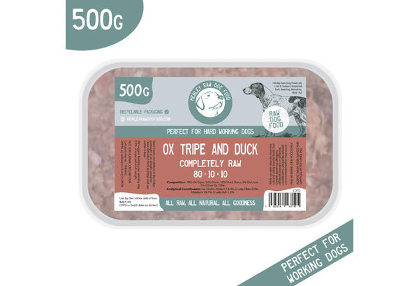 Henley Duo Ox Tripe & Duck 80/10/10
