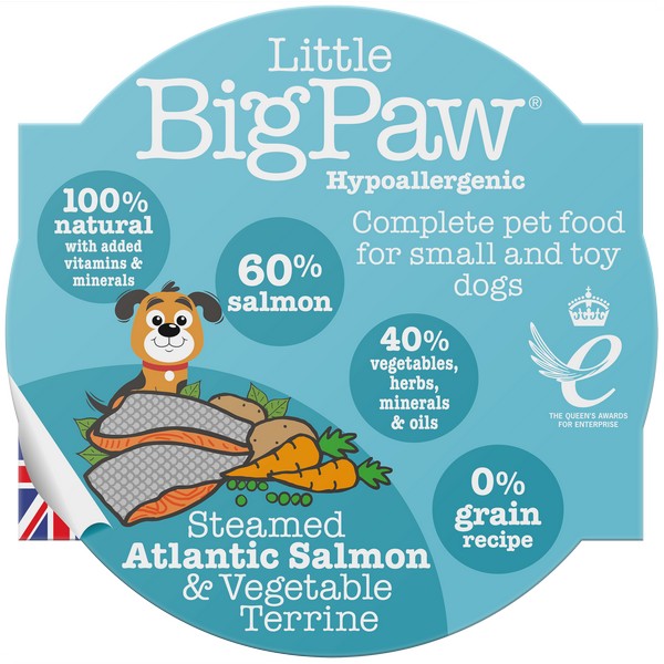 Little Big Paw Dog Steamed Salmon & Veg Dinner 85g