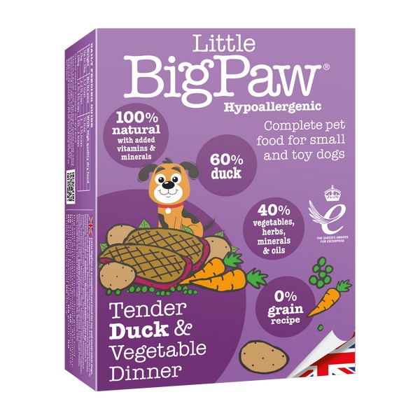 Little Big Paw Dog Tender Duck & Veg Dinner 150g