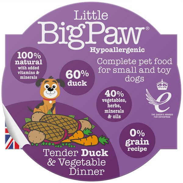 Little Big Paw Dog Tender Duck & Veg Dinner 85g