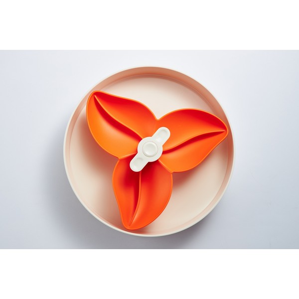SPIN Interactive slow feed bowl Orange