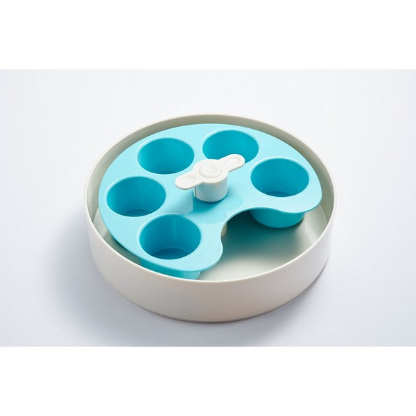 SPIN Interactive slow feed bowl Blue
