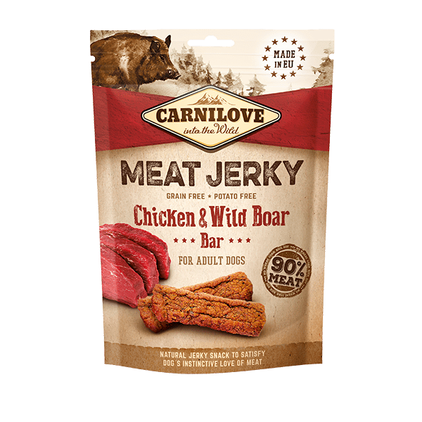 NEW Carnilove Jerky Chicken & Wild Boar Bar